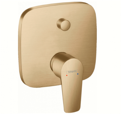 Смеситель Hansgrohe Talis E 71745140 для ванны и душа, бронза шлифованная 71745140 - фото 242352