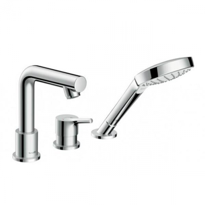 Смеситель Hansgrohe Talis S 72417000 на борт ванны, на 3 отверстия, хром 72417000 - фото 242484
