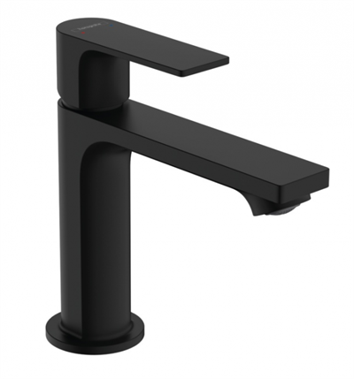 Смеситель для раковины Hansgrohe Rebris 72557670 E, с донным клапаном, черный матовый 72557670 - фото 242515