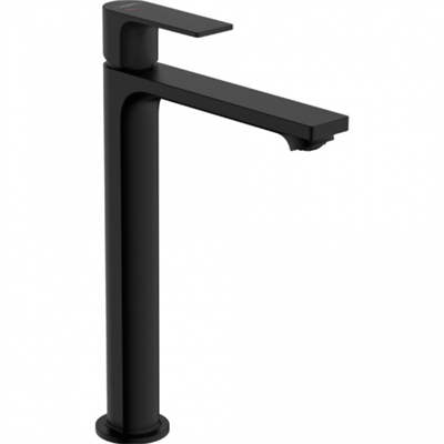 Смеситель для раковины Hansgrohe Rebris 72581670 E, с донным клапаном, черный матовый 72581670 - фото 242521