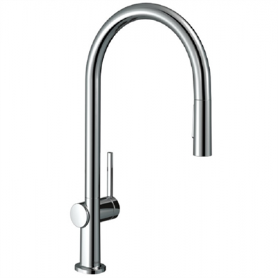 Смеситель Hansgrohe Talis 210 M54, для кухонной мойки, с вытяжным изливом, хром, 72800000 72800000 - фото 242541