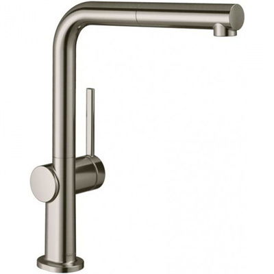 Смеситель Hansgrohe Talis 210 M54, для кухонной мойки, с вытяжным изливом, под сталь, 2808800 72808800 - фото 242574