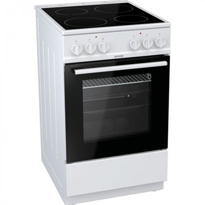 Электрическая плита GORENJE EC5121WG-B,  стеклокерамика,  белый 728703 - фото 242669