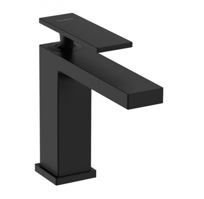 Смеситель для раковины Hansgrohe Tecturis E 73010670, с донным клапаном, цвет черный матовый 73010670 - фото 242784