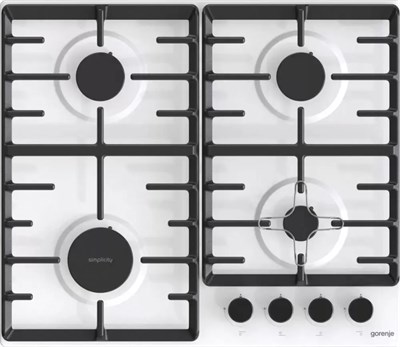Газовая варочная панель Gorenje Simplicity G641SYW,  независимая,  белый 733148 - фото 243317