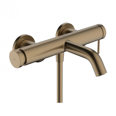 Смеситель для ванны и душа Hansgrohe Tecturis S 73422140, цвет шлифованная бронза 73422140 - фото 243469
