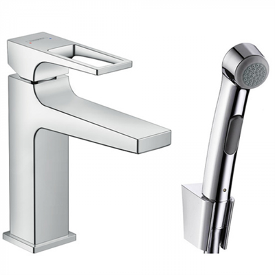Смеситель для биде Hansgrohe Metropol 74522000 c гигиеническим душем 74522000 - фото 245667