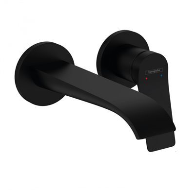 Смеситель Hansgrohe Vivenis 75050670 для раковины, со сливным гарнитуром, черный матовый 75050670 - фото 245730