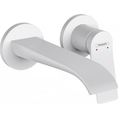 Смеситель Hansgrohe Vivenis 75050700 для раковины, со сливным гарнитуром, белый матовый 75050700 - фото 245731
