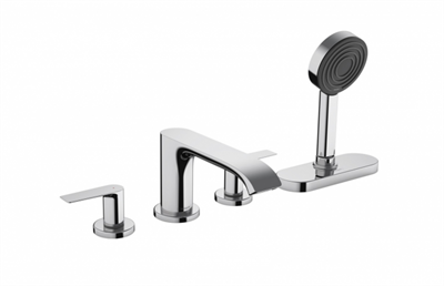 Смеситель Hansgrohe Vivenis 75444000 на борт ванны, хром глянцевый 75444000 - фото 245751