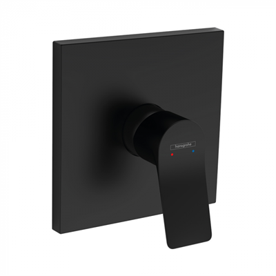 Смеситель Hansgrohe Vivenis 75615670 для ванны и душа, однорычажный, скрытого монтажа, черный матовый 75615670 - фото 245760