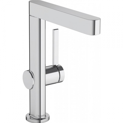 Смеситель для раковины Hansgrohe Finoris 76060000, с донным клапаном Push-Open, хром глянцевый 76060000 - фото 245794