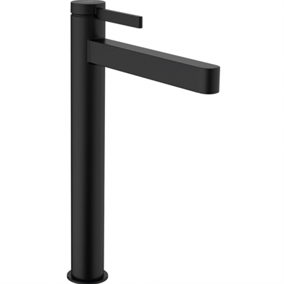Смеситель для раковины Hansgrohe Finoris 76070670, с донным клапаном Push-Open, черный матовый 76070670 - фото 245804