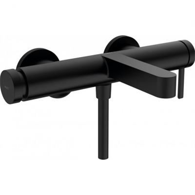 Смеситель Hansgrohe Finoris 76420670 для ванны и душа, черный матовый 76420670 - фото 245960