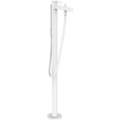 Смеситель Hansgrohe Finoris 76445700 для ванны напольный, белый матовый 76445700 - фото 245985