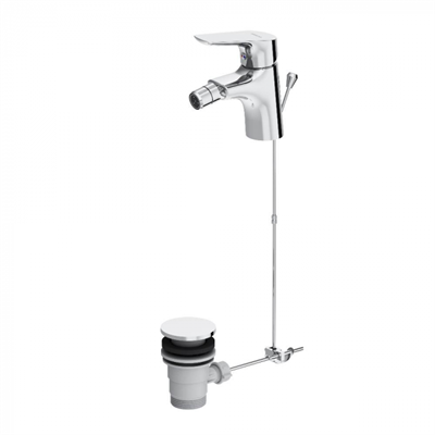 Смеситель для биде Damixa Jupiter 770240000 с донным клапаном, хром 770240000 - фото 246307