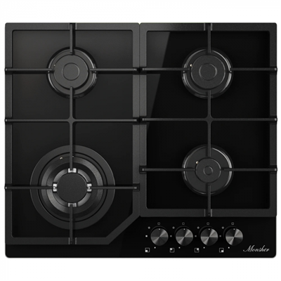 Газовая поверхность Monsher MGG 63 Noir 78638 - фото 246630