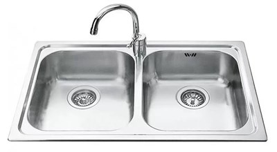 Smeg SP792-2 мойка, нержавеющая сталь, 790х500 мм, нержавеющая сталь полированная 8017709139322 - фото 246779