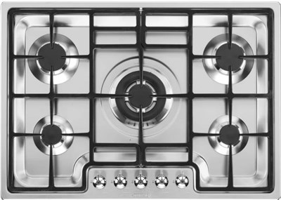 Встраиваемая газовая варочная панель Smeg PGF75-4 8017709153601 - фото 246799