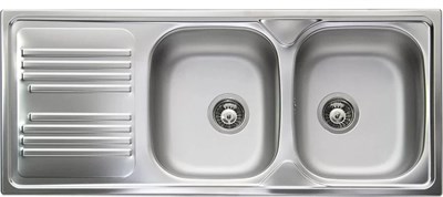 Smeg LYP116S мойка, нержавеющая сталь, 1160х500 мм, нержавеющая сталь матовая 8017709251598 - фото 247776