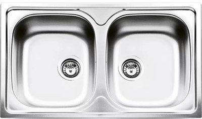 Smeg LYP862 мойка, нержавеющая сталь, 860х500 мм, нержавеющая сталь матовая 8017709251611 - фото 247784