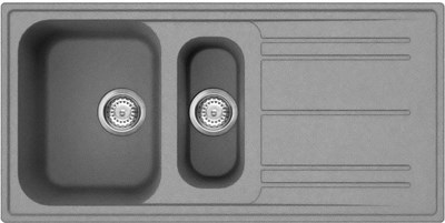 Smeg LZ102CT мойка, гранит, 1000х500 мм, цемент 8017709251697 - фото 247803