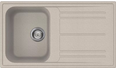 Smeg LZ861AV2 мойка, гранит, 1000х500 мм, овес 8017709274542 - фото 248113
