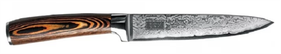 Mikadzo Нож универсальный Damascus Suminagashi - фото 24882