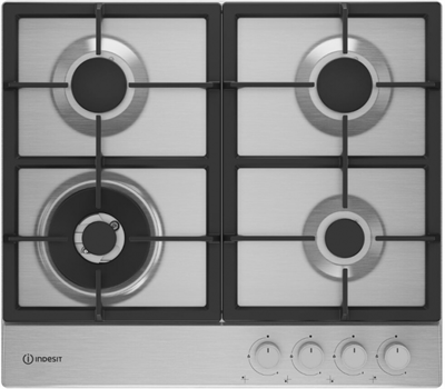 Встраиваемая газовая варочная панель Indesit THPM 641 IX/I 869890400130 - фото 250852