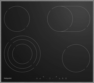 Встраиваемая электрическая варочная панель Hotpoint-Ariston HR 6T7 X S 869891100280 - фото 250904