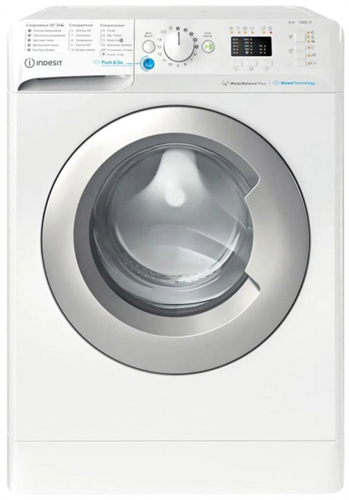 Стиральная машина Indesit BWSA 61051 WSV RU, с фронтальной загрузкой, 6кг, 1000об/мин 869991641570 - фото 253063