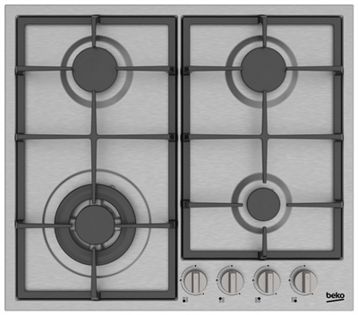 Встраиваемая газовая варочная панель Beko HIYG64225SXO 8770253200 - фото 253115