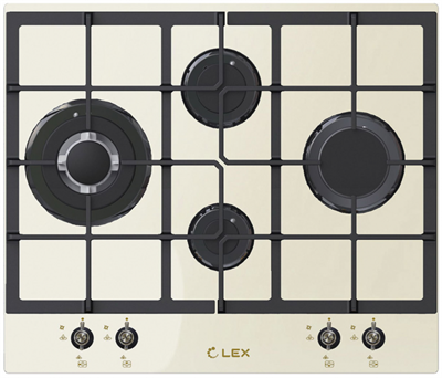 Встраиваемая газовая варочная панель Lex GVG 6043 C IV LIGHT chao000351 - фото 257742