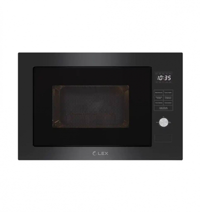 Встраиваемая микроволновая печь Lex Bimo 25.01 Black chmi000001 - фото 258041