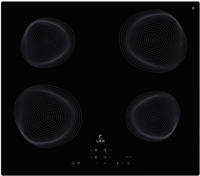Индукционная варочная панель LEX EVI 640 R2 BL,  черный chpe000062