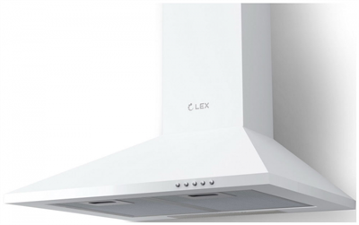 Каминная вытяжка Lex Basic 500 white chti000306 - фото 258187