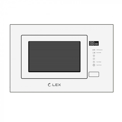 Встраиваемая микроволновая печь Lex Bimo 20.01 white chve000005 - фото 258311