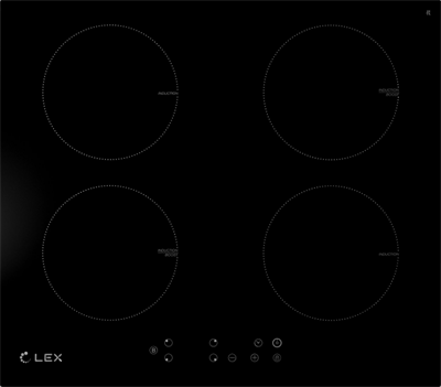 Встраиваемая индукционная варочная панель Lex EVI 640-1 BL chyo000181 - фото 258335
