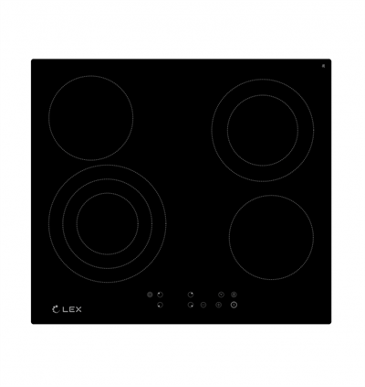Встраиваемая электрическая варочная панель Lex EVH 642-2 BL chyo000204 - фото 258348