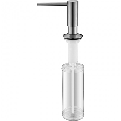Дозатор для жидкого мыла Paulmark DECUS D004-GR серый d004-gr - фото 259137