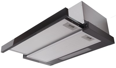 Встраиваемая вытяжка Exiteq EX-1076 black glass e10111 - фото 260199