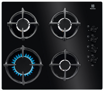 Встраиваемая газовая варочная панель Electrolux EGG 6407 K egg6407k - фото 260721