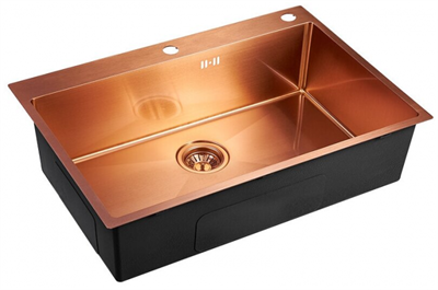 Emar EMB-125A PVD Nano Coppery, мойка, нержавеющая сталь, медь emb-125a pvd nano coppery - фото 260845