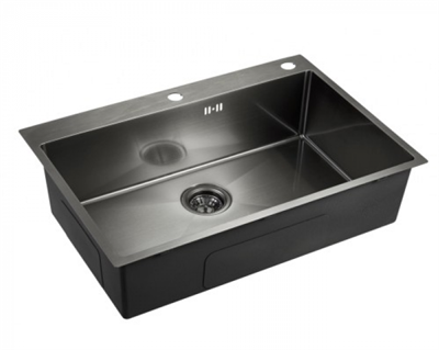 Emar EMB-125A PVD Nano Dark, мойка, вороненая сталь emb-125a pvd nano dark - фото 260846