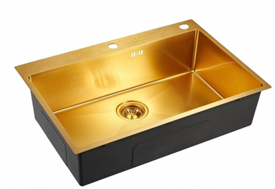Emar EMB-125A PVD Nano Golden, мойка, золото emb-125a pvd nano golden - фото 260847