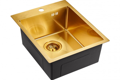 Emar EMB-128A PVD Nano Golden, мойка, нержавеющая сталь, золото emb-128a pvd nano golden - фото 260852