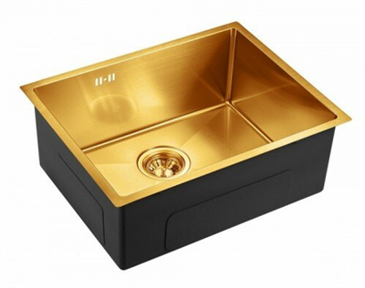 Emar EMB-131 PVD Nano Golden, мойка, нержавеющая сталь, золото emb-131 pvd nano golden - фото 260859