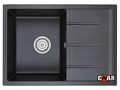 Emar EMQ-1700.Q, мойка, гранит, оникс emq-1700.q оникс - фото 260906