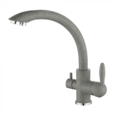 Смеситель для кухни Paulmark Essen Es213001-310 серый es213001-310 - фото 261082