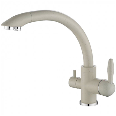 Смеситель для кухни Paulmark Essen Es213001-331 белый es213001-331 - фото 261086